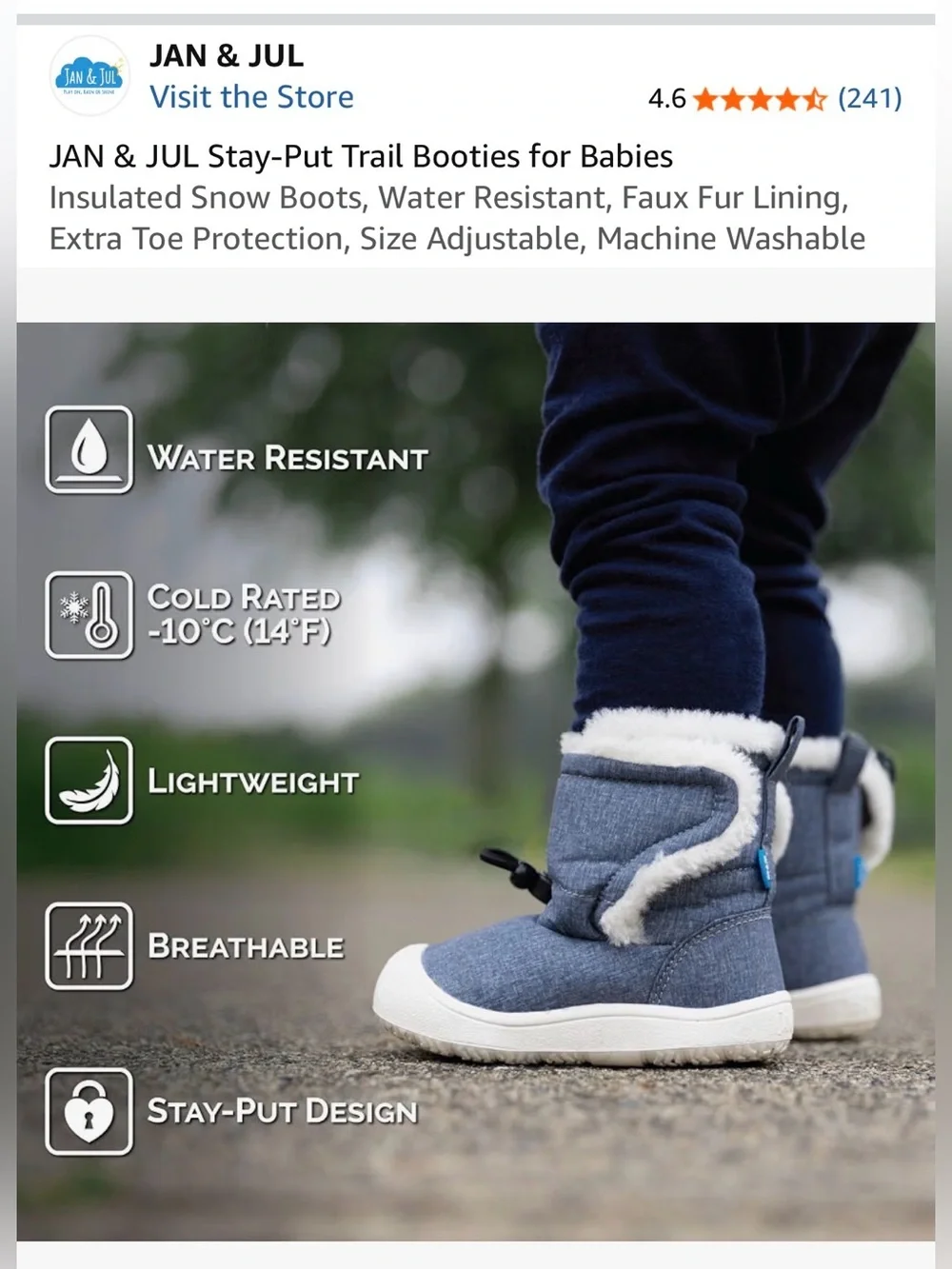 Jan & Jul Toddler 7 Insulated Winter Boots